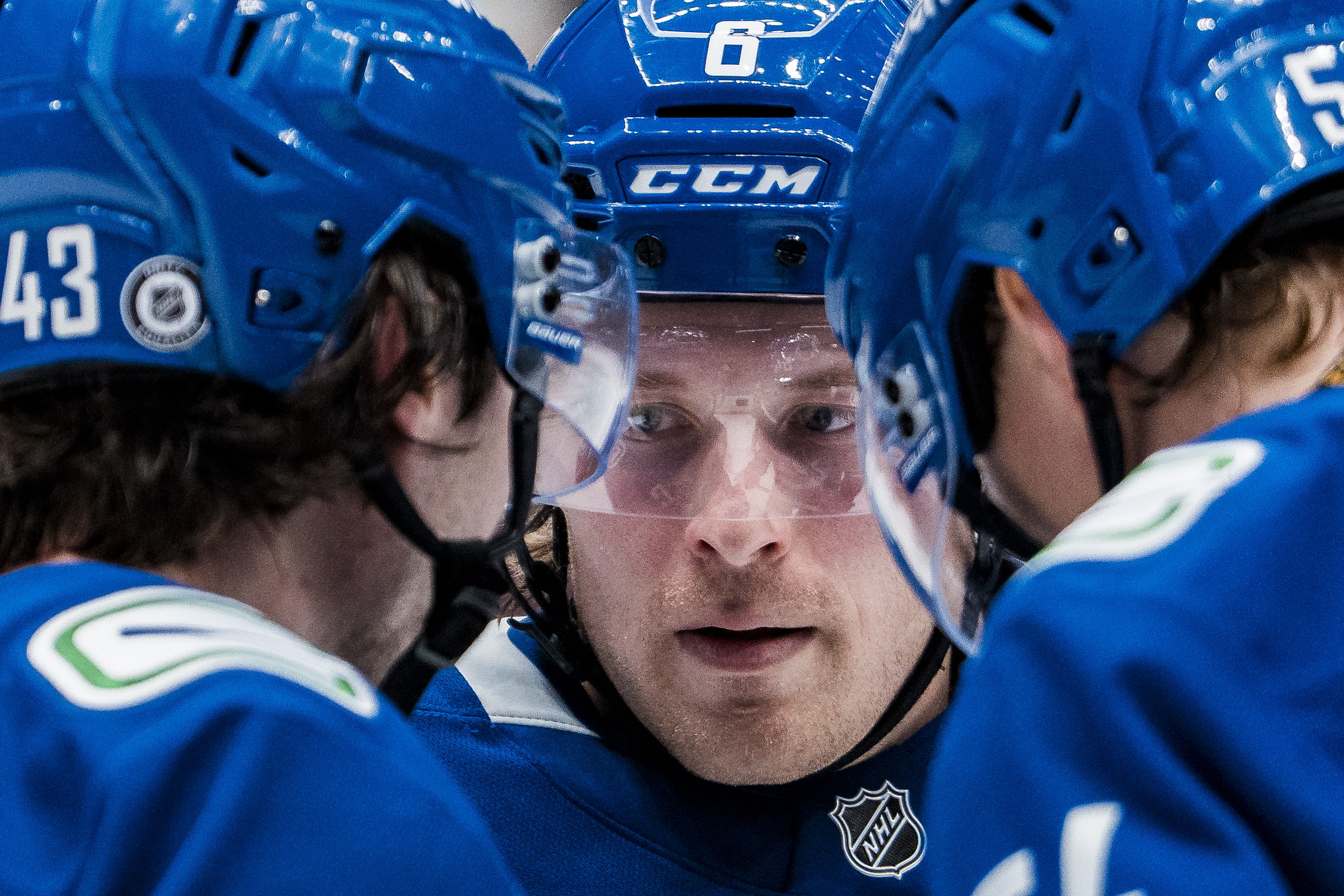 Brock Boeser may not be back (Imagn)